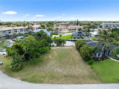 Aerial view of lot from street