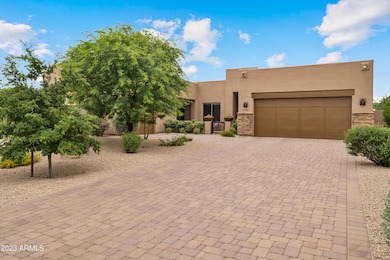 Paved driveway