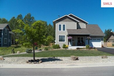 On the left side of the home is a natural drainage
