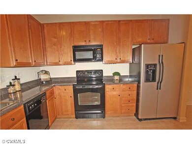 Kitchen - Kitchen with ceramic tile floor, maple c