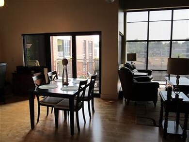 Living room and dining room connect for