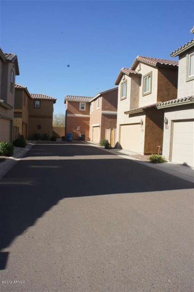 Street Behind Units