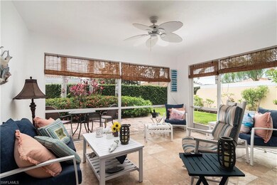 Sunroom with an outdoor hangout area, a ceiling fa