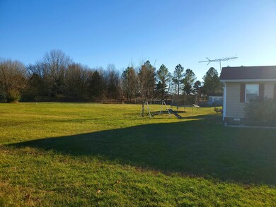 The side yard provides plenty of space for kids, dogs or a garden.