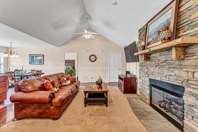 Stone Fireplace