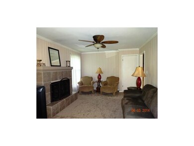 Family Room with Modern Fireplace
