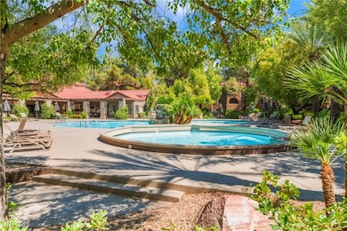 One of three community pools