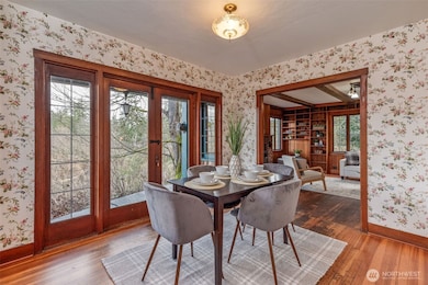 Dining room overlooking Chimacum Creek.