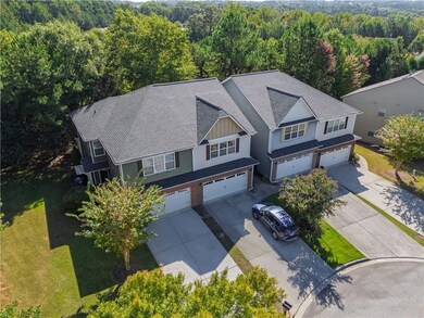 Bird's eye view of a forest