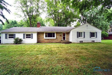 Brick Ranch with stone accent
