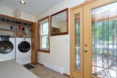 Mud room with laundry on main floor