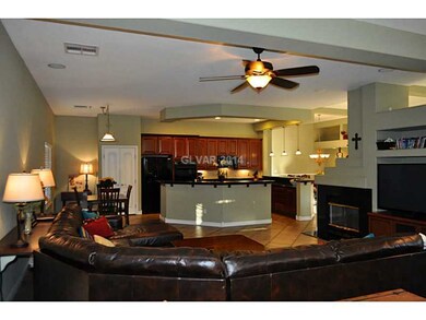 Property Photo. Family Room to Kitchen