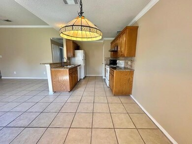 Kitchen connects to breakfast nook