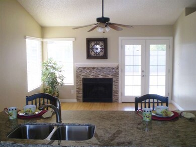 VIEW FROM BREAKFAST BAR/GRANITE COUNTERS