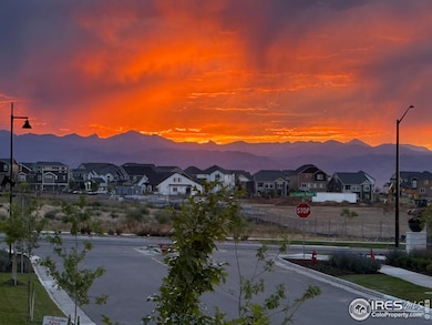 Sunset over the foothills from home in the evenings