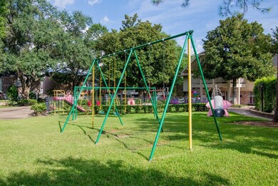 Swings, slides and sandbox for the children.
