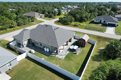 Aerial view of property and surrounding area
