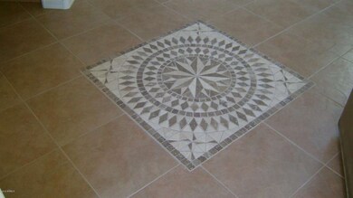 Entryway tile.