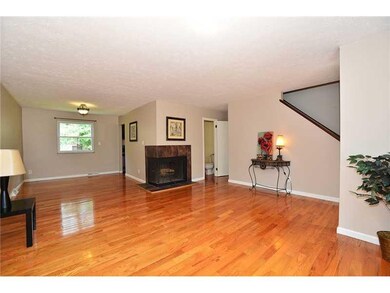 Living Room. Gorgeous hardwood floors, fresh paint