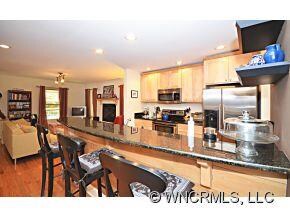 Breakfast bar for three.