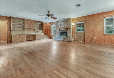 Unfurnished living room with light wood-type floor