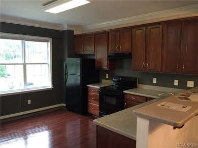 Spacious Kitchen with Hardwood Floors