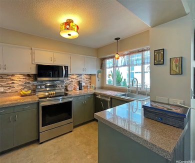 NEWER stainless steel appliances and sink with upg