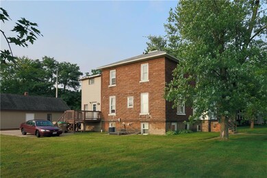 Right side of duplex.