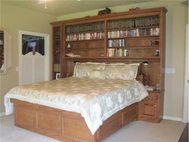 Master Bedroom. Custom built-ins with pull out dra