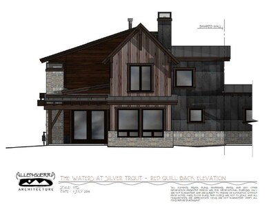 Back elevation of a Red Quill. Please note that th