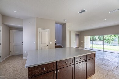Island overlooking Great room area