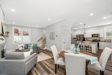 Terrific view from the front of the first floor showing the comfy flow.