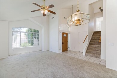 Spacious LIving with Vaulted Ceilings