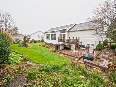 Fenced in Backyard and new Trex Decking.  Also has