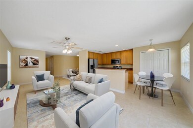 An awesome OPEN FLOOR PLAN with NEUTRAL wall & flo