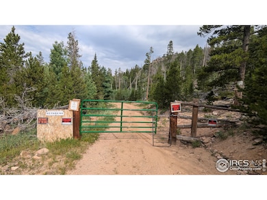 The gate going into the property
