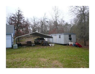 Exterior Storage Building. Storage building and la