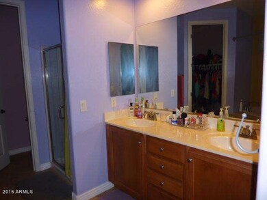 Master bath shower 2 sinks