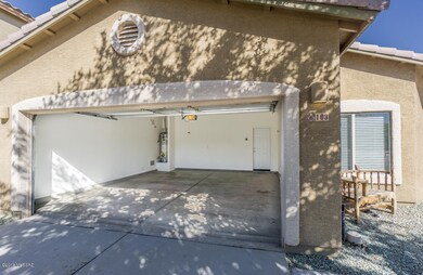 Garage from front of house