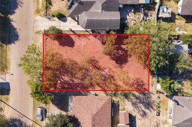 Aerial overview of property's location featuring property parcel outlined