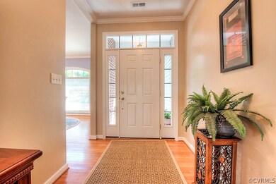 Foyer with Hardwoods
