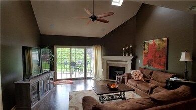 Large living room space with patio outside. Perfec