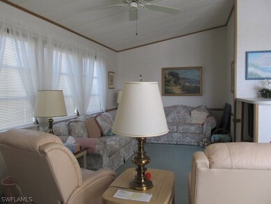 Living room from front door