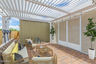 virtually staged patio