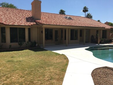 Extra long covered patio