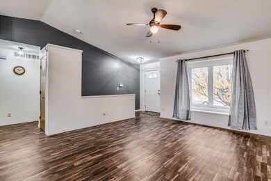 Living room and entry