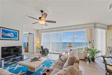 LIVING ROOM WITH AN OCEAN VIEW