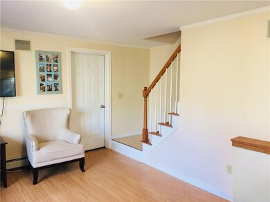 Stairs from livingroom to second floor