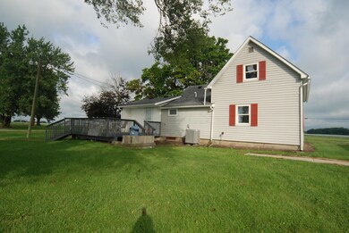 rear of home