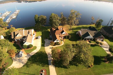 Drone View home and marina